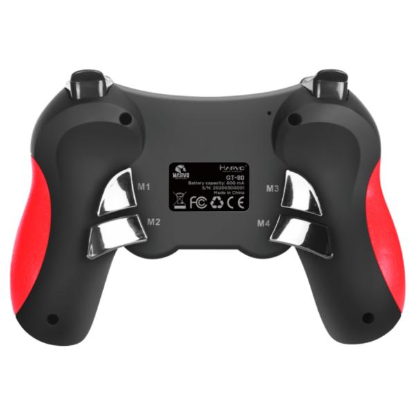 Control Linea Scorpion GT-80 Marvo - Negro Rojo