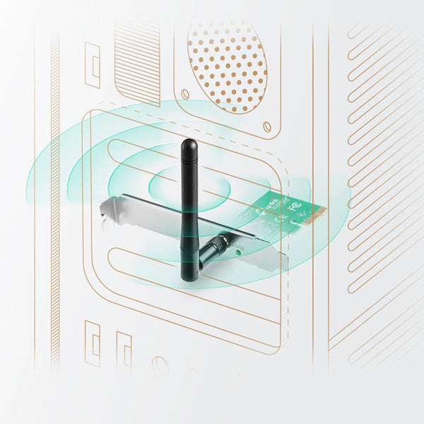 TP-link 150Mbps Wi-Fi PCI Express Adapter-TL-WN781ND