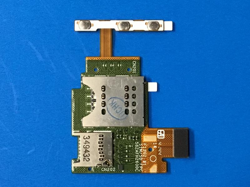 Repuesto FLEX LECTOR SIM MICRO SD SONY XPERIA J ST26