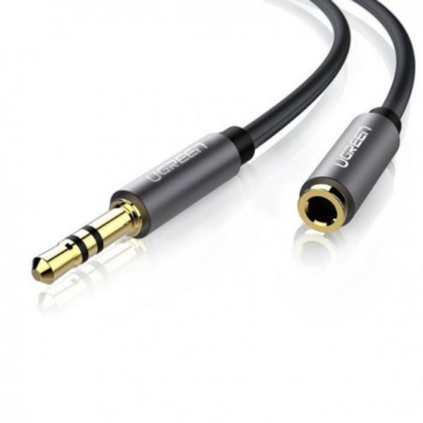 Cable 3.5mm Macho a 3.5mm Hembra AV118 40672 Ugreen - Negro Imagen principal del producto