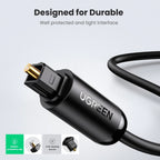 Cable toslink fibra optica AV122 70891 UGREEN