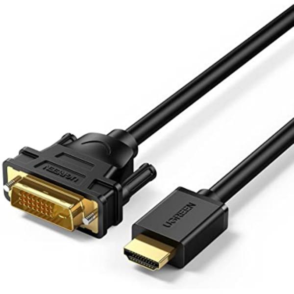 Cable Display Port Macho a DVI Macho 1.5m DP103 10243 Ugreen - Negro