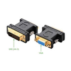 Convertidor DVI 24+5 Macho a VGA Hembra 20122 Ugreen - Negro