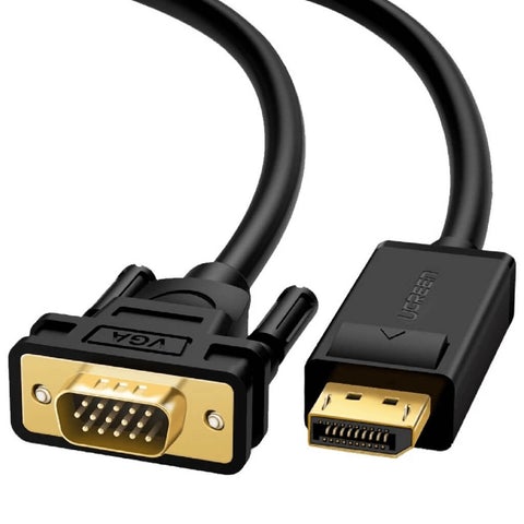 Cable Display Port Macho a VGA Macho DP105 10247 Ugreen - Negro