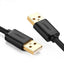 Extencion USB Tipo a 2.0 Macho US102 30136 Ugreen - 3M Negro