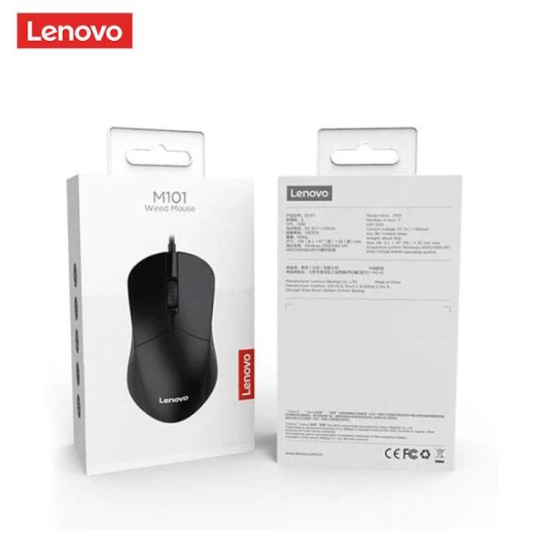 Mouse MS101 Lenovo - Negro