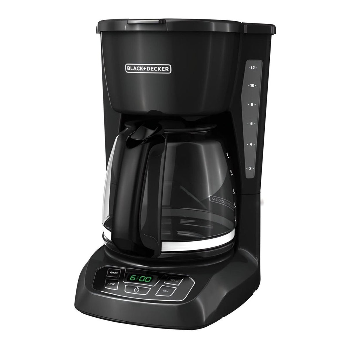 Black + Decker Cafetera Digital 12 Tazas Negra CM1105B