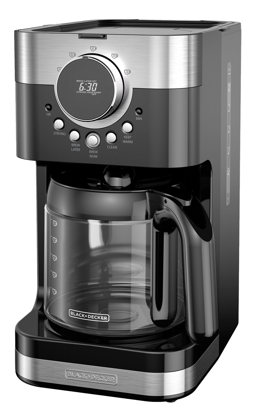 Black + decker cafetera inox digital 12 tazas CM4200S-LA