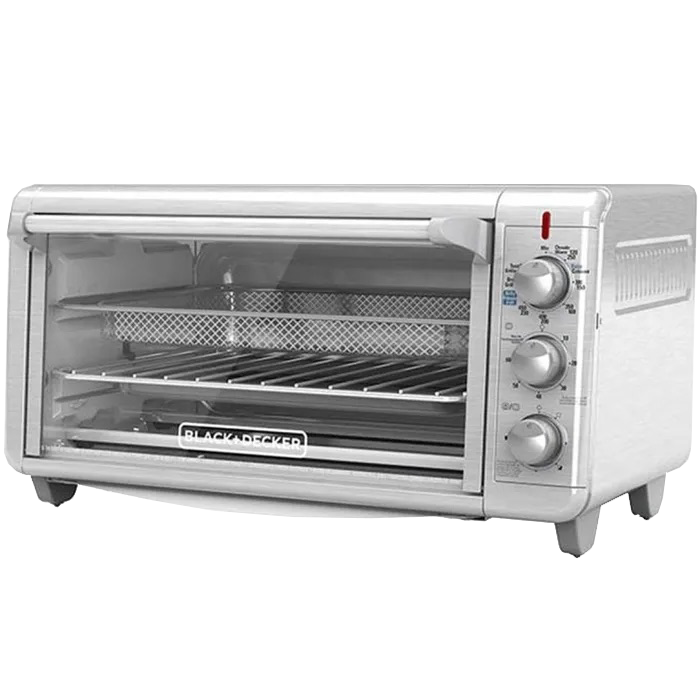 Black + Decker Horno Freidora Aire 8 Rebanadas Inox TO3265XSS-LA Imagen principal del producto