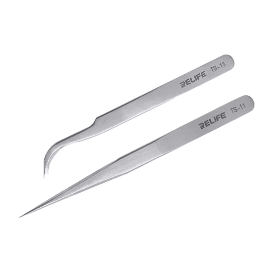 Pinza Relife TS-15 curva anti-magnética y anti-ácido