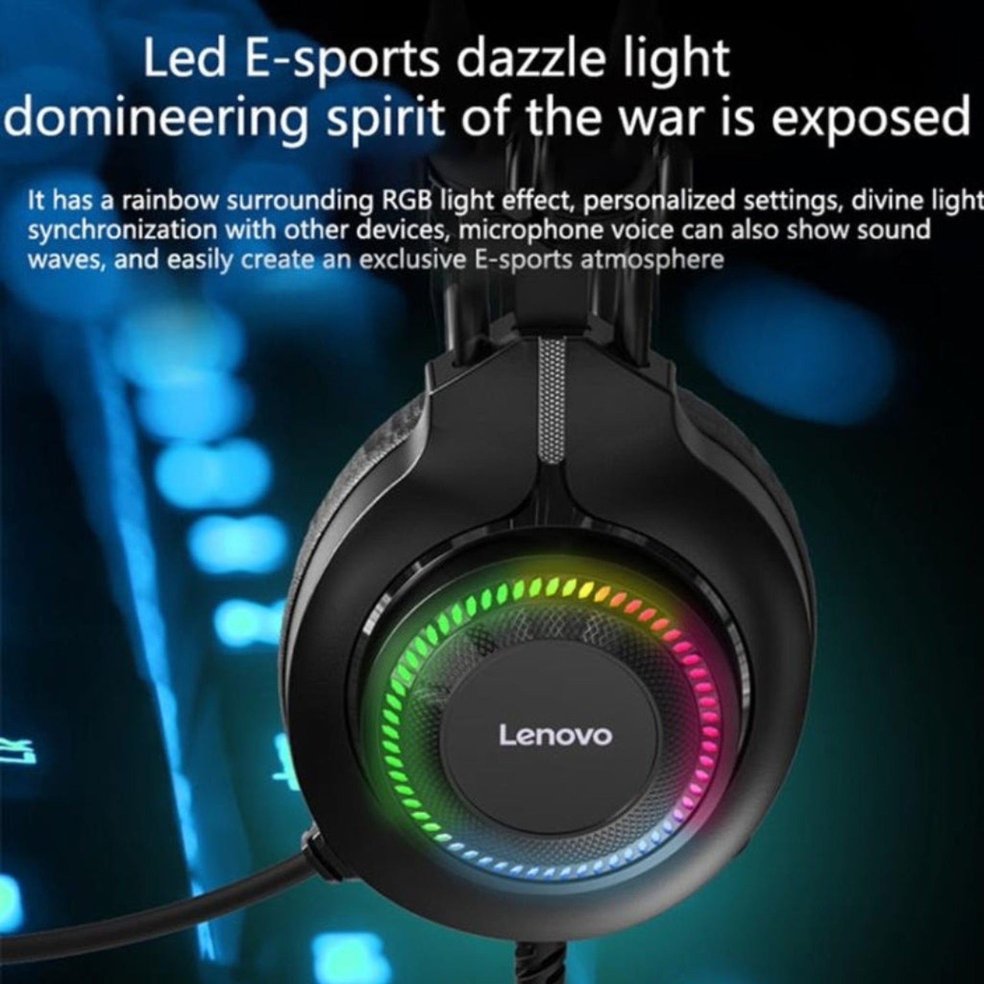 Audifono Lenovo G20B USB 2.0 Negro Gaming Imagen principal del producto