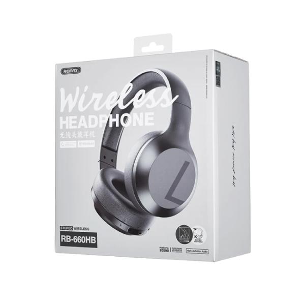 Audifonos Bluetooth Remax RB-660HB Negro Imagen principal del producto