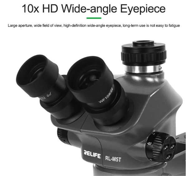 Microscopio con Lampara LED RL-M5T-2L Relife