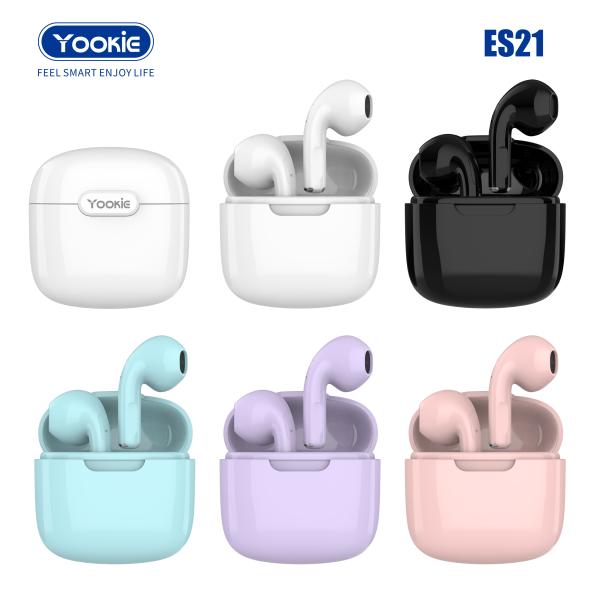 Yookie Audifono Manos Libres Bluetooth ES21 Rosado Inalambrico