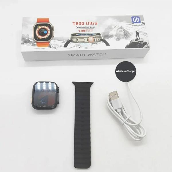 Reloj Inteligente T800 Ultra Yookie - Naranja