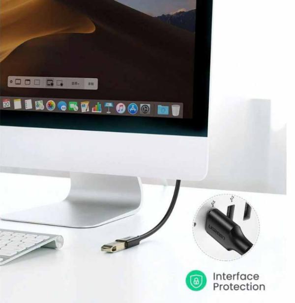Extencion USB Tipo a 3.0 Macho a Hembra US129 10368 Ugreen - 1M Negro