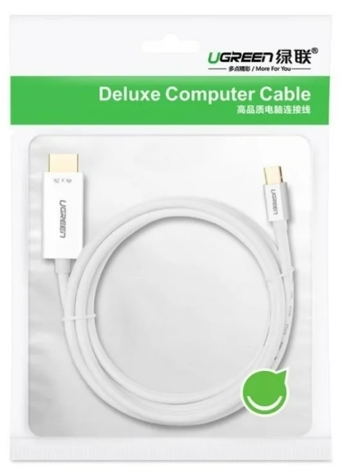 Cable USB Tipo C Macho a HDMI Tipo B Macho MM121 30841 Ugreen - 1.5m Blanco