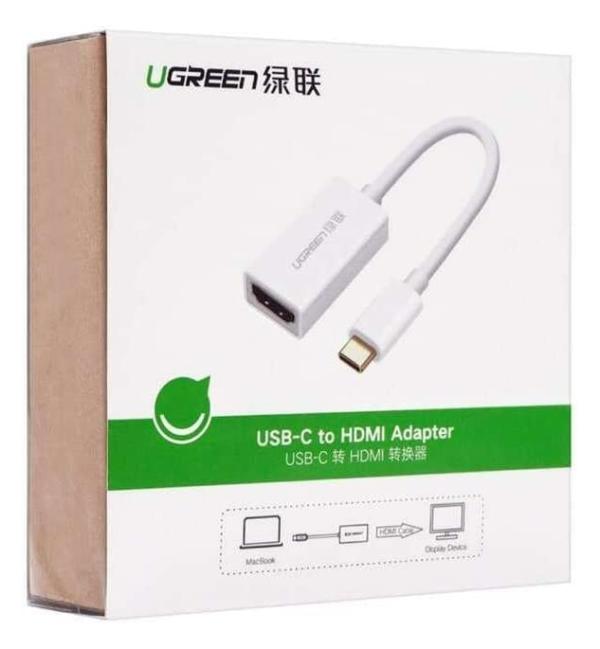 Adaptador USB Tipo C a HDMI Hembra 40273 Ugreen - Blanco