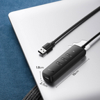 Hub USB Tipo a CM416 80657 Ugreen - Negro
