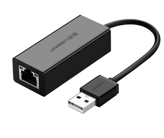 UGREEN Adaptador USB a RJ45 20254 Negro Imagen principal del producto