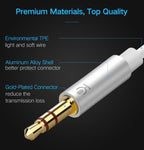Cable 3.5mm 2 Machos a 1 3.5mm Hembra AV140 20897 Ugreen - Blanco