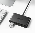 Hub USB Tipo a 2.0 con Switch CM409 10935 Ugreen - Negro