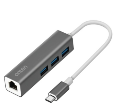 Hub USB C Onten OTN-95226 con RJ45 y USB 2.0