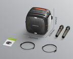 Parlante Bluetooth Partyone Hopestar - Negra