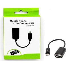 CABLE OTG V8 CAJA NEGRO S-K07