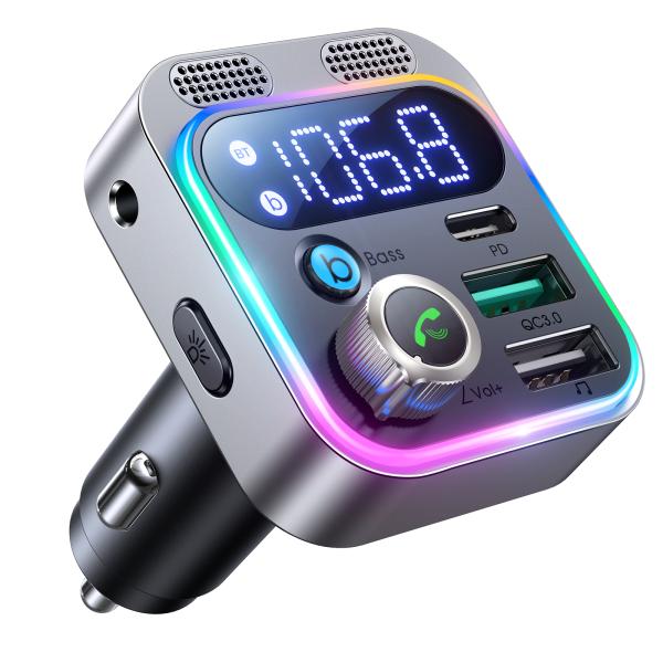 Transmisor Bluetooth Fm JR-CL16 Joyroom - Silver