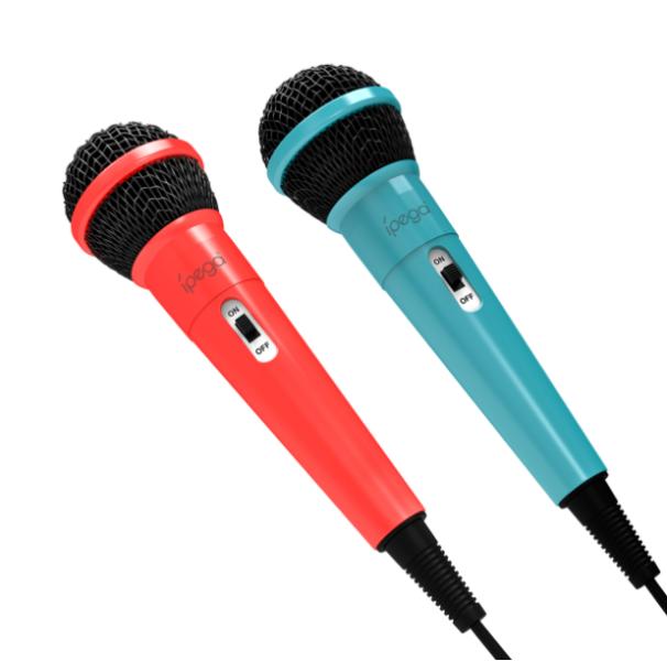Microfono Nintendo Switch PG-SW089 Ipega - Rojo y Celeste
