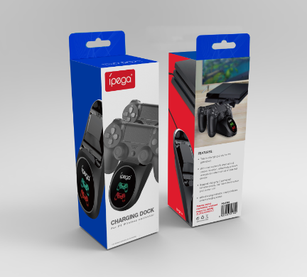 Cargador para Control Play Station 4 PG-9180 Ipega - Negro