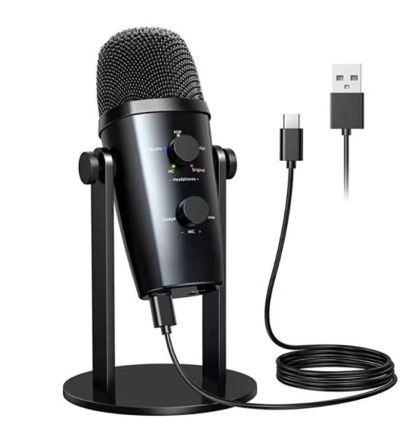 Microfono Jmary MC-PW10 para PC Negro