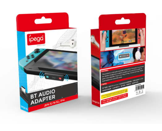 Transmisor Bluetooth para Nintendo Switch PG-SW063 Ipega - Negro