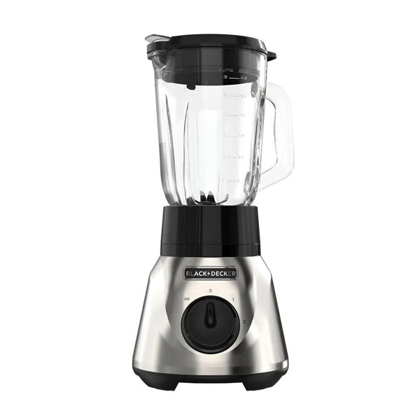 Black+Decker licuadora tricuadora 800W vaso vidrio 2 velocidades BL1686-0SDLA
