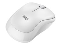 Logitech M240 Silent Bluetooth Mouse, Compact, Portable, Smooth Tracking, Off-white - Ratón - 3 botones