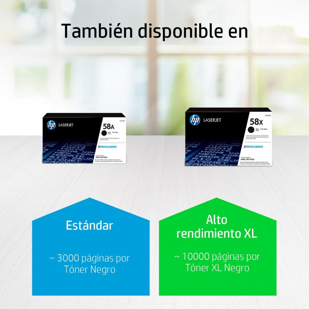 HP toner negro CF258X