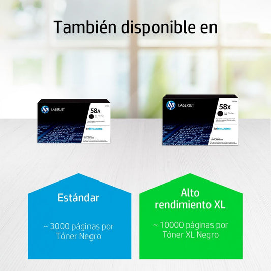 HP toner negro CF258X