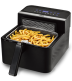 CHIQ freidora aire y aceite duo touch negra CQXAO03G1T1B