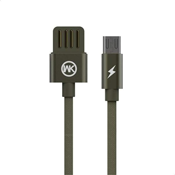 CABLE MICRO USB WDC-055M 2M WK DESING VERDE