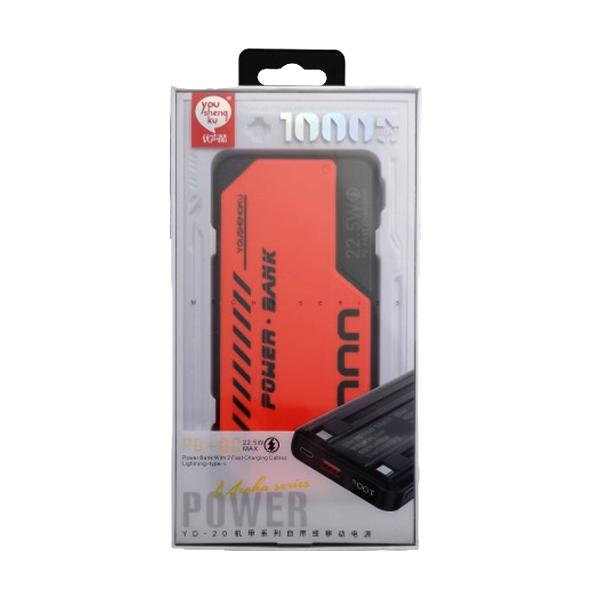 Bateria Emergencia Youshengku YD-20 Naranja Accesorios Celular