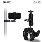 Jmary Base Para Tripode SR-56 Negro - Abrazadera Multifuncional