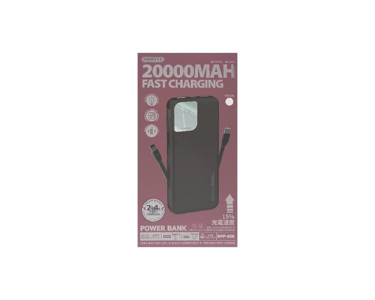 Remax Bateria Emergencia RPP-658 20000mAh 65W Blanco