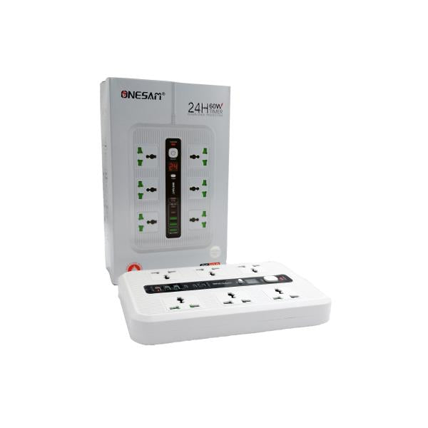 Regleta inteligente Onesam OS-U10 6 tomas + timer