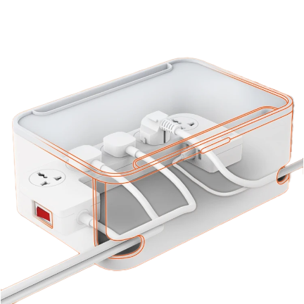 Regleta y Organizador SN5311W Ldnio - Blanca