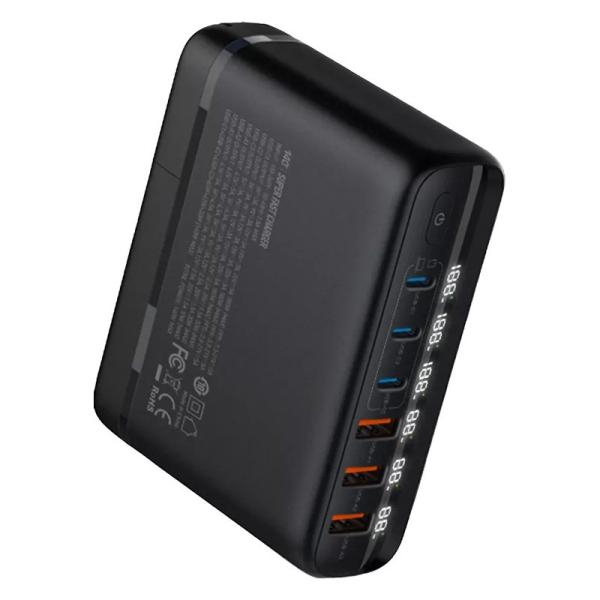 LDNIO Cargador Universal A6140C Negro 140W US+EU+UK