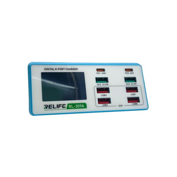 Adaptador Cargador RL-309A Relife - 8 USB