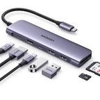 Hub USB Tipo a CM195 15214 Ugreen - Gris
