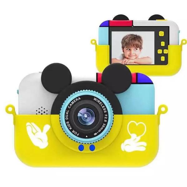 Camara X8 Mickey Amarilla Accesorio Personal