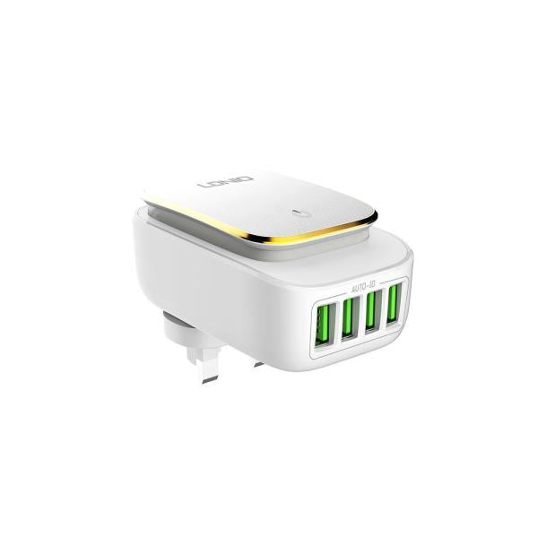 Cargador Casa con Lampara A4405 Ldnio - Lightning Blanco
